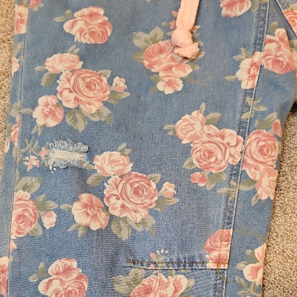 BiBi Denim with Pink Floral Accents - Picture 5 of 14